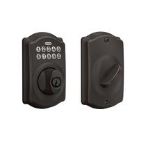 Teclado Deadbolt SCHLAGE BE365 V CAM 716 Camelot Aged Bronze