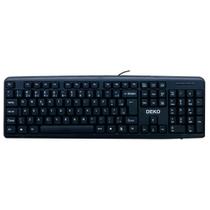 Teclado Deko Multimídia USB PC e Notebook Padrão ABNT