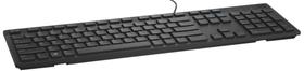 Teclado Dell KB216 com fio multimídia preto