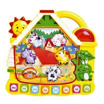 Teclado Didático Educativo Brinquedo Musical Para Bebês - Dm Toys