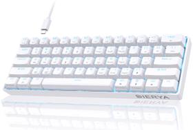 Teclado DIERYA DK61se Wired Gaming 61 teclas vermelho mecânico