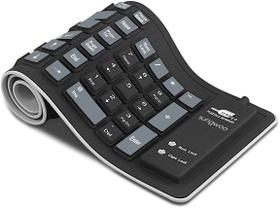 Teclado Dobrável de Silicone USB com Fio à Prova d'Água Sungwoo