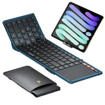 Teclado dobrável ProtoArc XK01 TP Bluetooth 5.1 - Azul