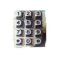 Teclado DoorKing 1895-032 iluminado de reposição prateado Teclado DoorKing 1895-032 iluminado de reposição prateado