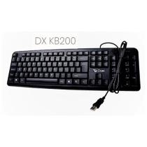 Teclado Duex Usb Kd-101l Dx Kb200 Preto