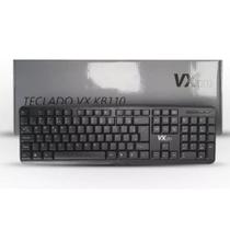 Teclado Duex Usb Vxkb110 Com Fio Preto Teclado Duex Usb Vxkb110 Com Fio Preto