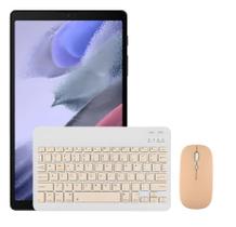 Teclado E Mouse Bluetooth compatível com Galaxy Tab A7 Lite T220 T225