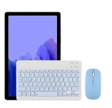 Teclado E Mouse Bluetooth Compatível com Tablet Galaxy Tab A7 T500