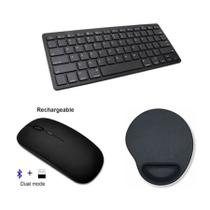 Teclado E Mouse Bluetooth P/macbook Pro + Mouse Pad