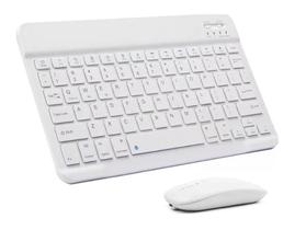 Teclado e Mouse Bluetooth Para Tablet A9 8.7 Polegadas