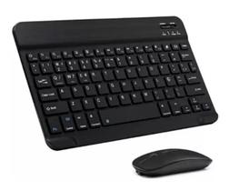 Teclado E Mouse Bluetooth Para Tablet Galaxy S9 FE - Fam