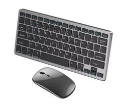 Teclado E Mouse Bluetooth Para Tablet Galaxy S9 Plus