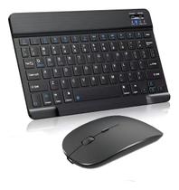 Teclado e Mouse Bluetooth para Tablet Samsung Galaxy Tab S9 FE 10.9” Conexão Sem Fio