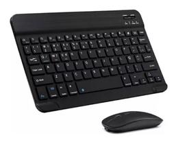 Teclado E Mouse Bluetooth Para Tablet Tectoy Pense Bem 10.1 Polegadas