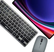 Teclado e mouse Bluetooth recarregável compatível com Galaxy Tab S9/S9 Plus/S9 Ultra