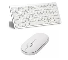 Teclado e Mouse Bluetooth Sem Fio Ergonômico Para Tablet Galaxy A8 X200/ X205 10.5 Polegadas