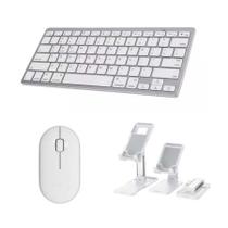 Teclado E Mouse Bluetooth + Sup Para Tablet Amazon Fire 7