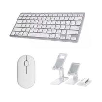 Teclado E Mouse Bluetooth + Sup Para Tablet Amazon Fire 7