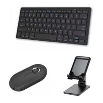 Teclado E Mouse Bluetooth + Sup Para Tablet Amazon Fire Hd10