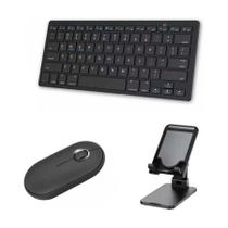 Teclado E Mouse Bluetooth + Sup Para Tablet Amazon Fire Hd10