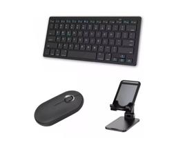 Teclado E Mouse Bluetooth + Suporte P/ Tablet Positivo Q10 Teclado E Mouse Bluetooth + Suporte P/ Tablet Positivo Q10
