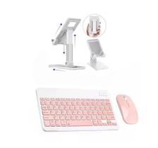 Teclado E Mouse Bluetooth + Suporte Para Tablet Galaxy Tab S6 Lite Teclado E Mouse Bluetooth + Suporte Para Tablet Galaxy Tab S6 Lite