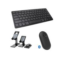 Teclado e Mouse Bluetooth + Suporte Para Tablet Lenovo P11 Plus