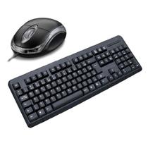 teclado e mouse com fio USB