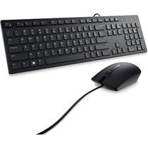 Teclado e mouse Dell KM300C com fio preto