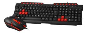 Teclado E Mouse Gamer Com Led Com Fio Usb Abnt2 C3tech Gk-20 Mouse Preto E Vermelho Teclado Preto Teclado E Mouse Gamer Com Led Com Fio Usb Abnt2 C3tech Gk-20 Mouse Preto E Vermelho Teclado Preto