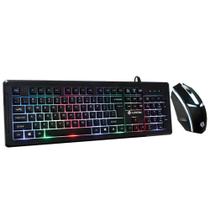 Teclado e Mouse Gamer TC3212 Hayom Preto com Led RGB