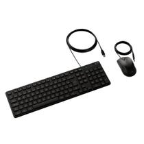 Teclado e Mouse Intelbras CCI20 - com Fio Preto Teclado e Mouse Intelbras CCI20 - com Fio Preto