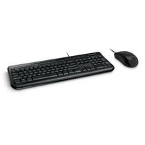 Teclado e mouse microsoft wired multimedia preto