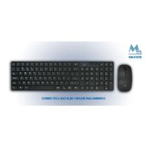 Teclado e Mouse Mtek KM-5197B Wireless 1200DPI Esp Black