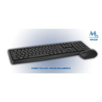 Teclado e mouse Mtek KM-5239 Wireless 1200DPI Portugues