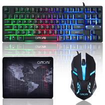 Teclado e Mouse para Games CHONCHOW - 87 Teclas TKL RGB