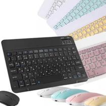 Teclado E Mouse Para Tablets Com Conexão Bluetooth