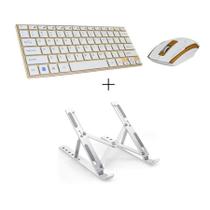 Teclado E Mouse S Fio + Suporte P/ Notebook Ultra Ub520 I5