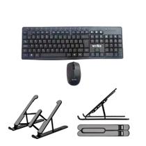 Teclado e Mouse S/ Fio Wireless+ Suporte Para Notebook Samsung Book i5