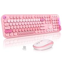Teclado e mouse sem fio Atelus Typewriter em tamanho grande