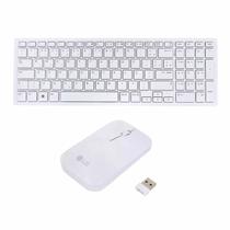 Teclado e mouse sem fio com receptor lg all in one branco Teclado e mouse sem fio com receptor lg all in one branco