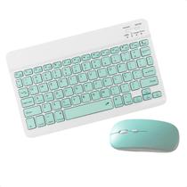 Teclado e Mouse Sem Fio Compatível com iPad A16 11ª Geração, Tecla Ç, Design Magnético