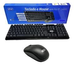 Teclado E Mouse Sem Fio Compatível Windows Mac Xbox Ps5