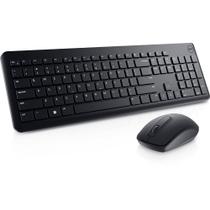 Teclado e Mouse Sem Fio Dell KM3322W, USB, ABNT2, Preto - 580-BBBB