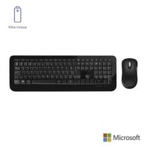 Teclado E Mouse Sem Fio Desktop 850 Usb Preto Microsoft - PY900021 - Multilaser