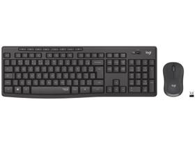 Teclado e Mouse sem fio Logitech MK295 com Digitação e Clique Silencioso, Conexão USB, Pilhas Inclusas e Layout ABNT2 - 920-009793
