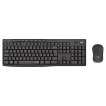Teclado e mouse sem fio logitech mk295 usb grafite Teclado e mouse sem fio logitech mk295 usb grafite