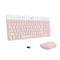 Teclado e Mouse Sem fio Logitech MK470, USB, US, com Teclado Numérico, Rose - 920-011313 Teclado e Mouse Sem fio Logitech MK470, USB, US, com Teclado Numérico, Rose - 920-011313