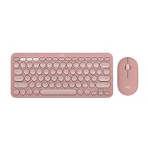 Teclado e Mouse Sem Fio Logitech Pebble 2 Combo - Silencioso, Portátil e Personalizável