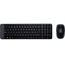 Teclado e mouse sem fio mk220 preto logitech 920-004431